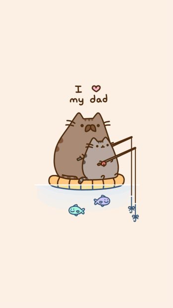 Cute Pusheen Backgrounds for Android.