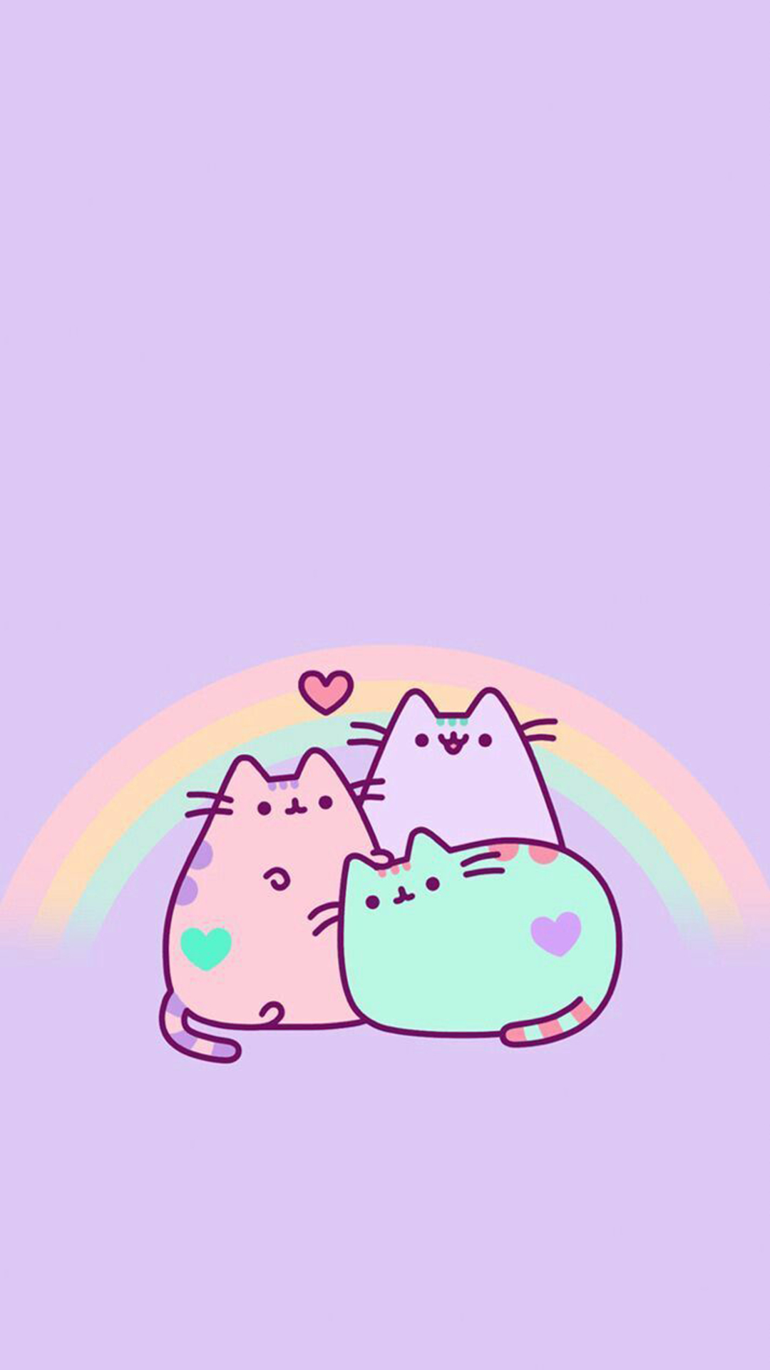 Starry Night  Pusheen Iphone Wallpaper 