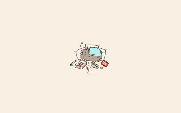 Cute Pusheen Wallpaper HD.