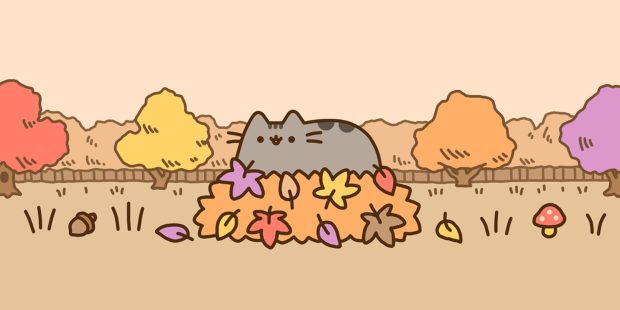 Cute Pusheen Wallpaper HD Free download.