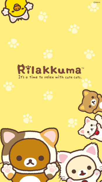 Cute Rilakkuma Background.