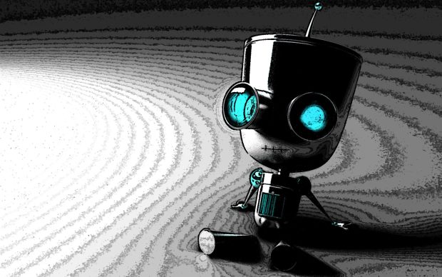 Cute Robot Wallpaper HD.