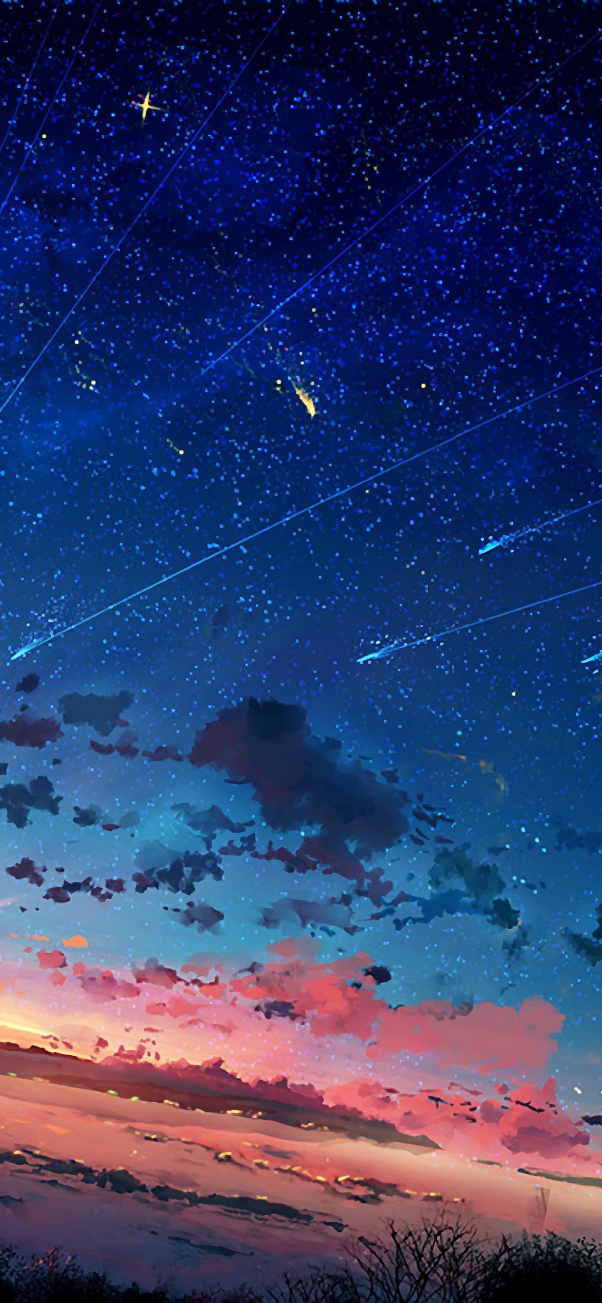 Cute  Anime  Sky  Scenery Wallpaper Download  MobCup