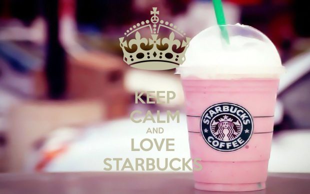 Cute Starbucks HD Wallpaper.