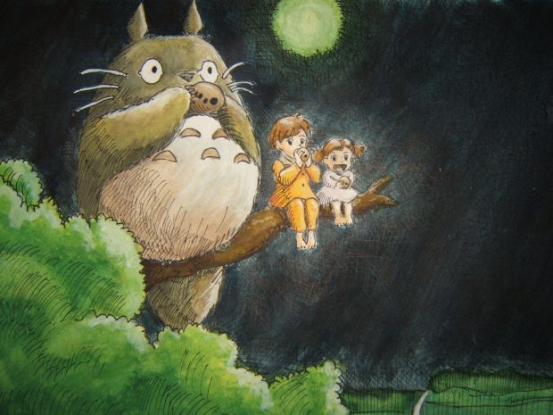 Cute Totoro Wallpaper HD.