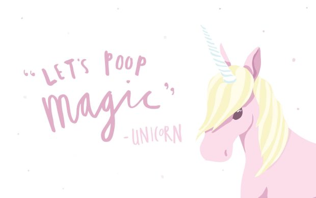 Cute Unicorn HD Wallpaper Free download.