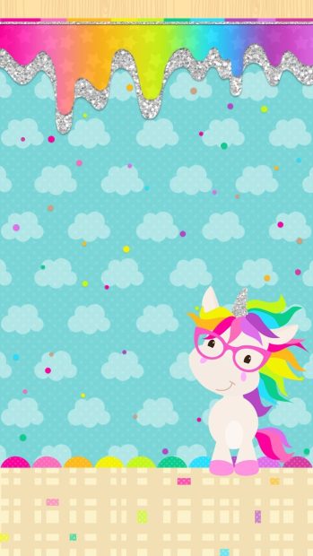 Cute Unicorn Wide Screen Backgrounds.