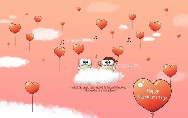 Cute Valentine Desktop Wallpaper.
