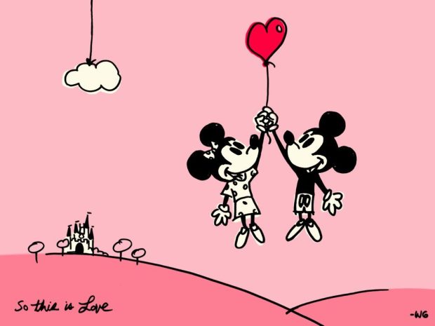 Cute Valentines Wallpaper Disney.