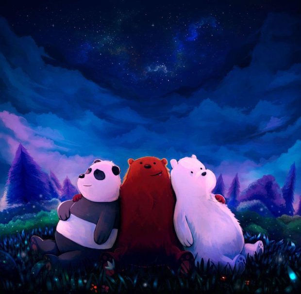 Cute We Bare Bears Background.