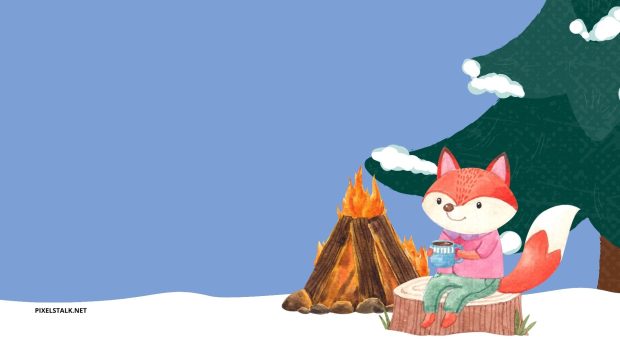 Cute Winter Wallpaper on Christmas 2021 Holiday.