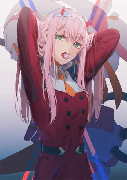 Cute Zero Two Background.