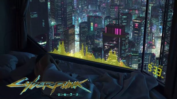 Cyberpunk 2077 HD Background Computer.