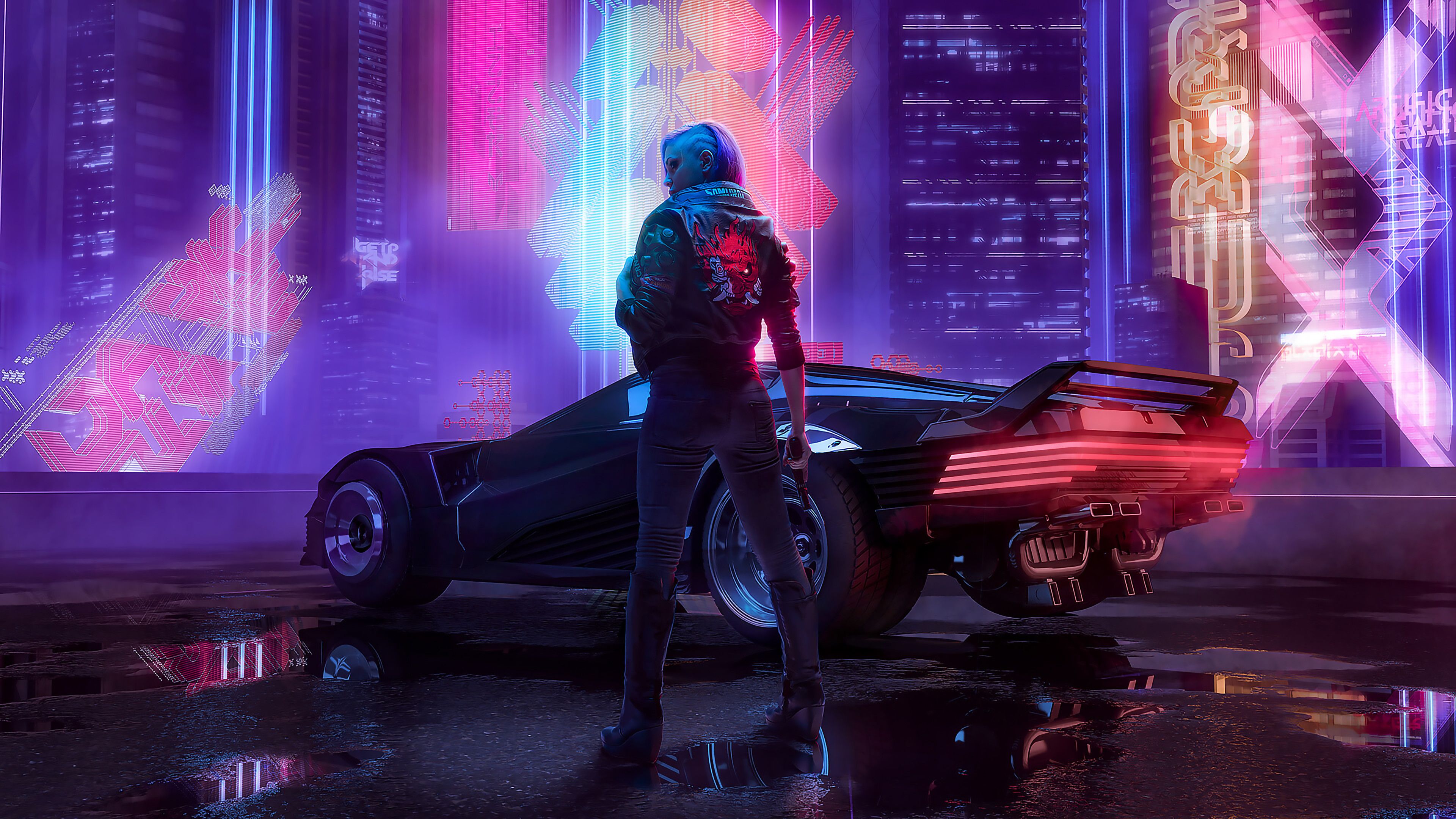 Bạn là một fan của Cyberpunk 2077? Hãy tải ngay miễn phí hình nền đầy ấn tượng về trò chơi của năm 2020 này để cảm nhận toàn bộ không khí bối rối và bí ẩn của thành phố Night City trên màn hình máy tính của mình. Hãy sẵn sàng cho một cuộc phiêu lưu không giới hạn với hình nền Cyberpunk