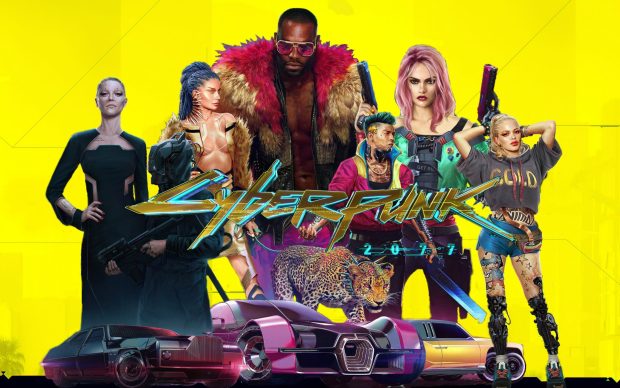 Cyberpunk 2077 Wide Screen Background.