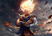 DBZ Background Free Download.