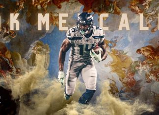 Metcalf Is Wearing Blue Sports Dress And Helmet With Open Mouth HD DK  Metcalf Wallpapers  HD Wallpapers  ID 46535