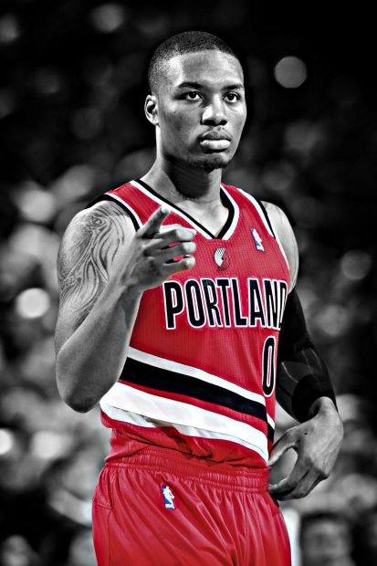 Damian Lillard Aesthetic Wallpaper HD.