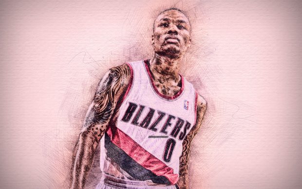 Damian Lillard Wallpaper High Resolution.