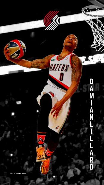 Damian Lillard Wallpaper for iPhone.