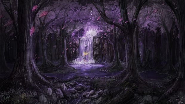 Dark Anime Scenery Wallpaper HD.