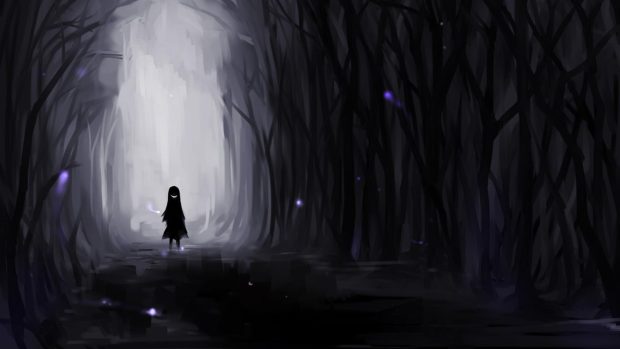 Dark Forest Desktop Wallpaper.