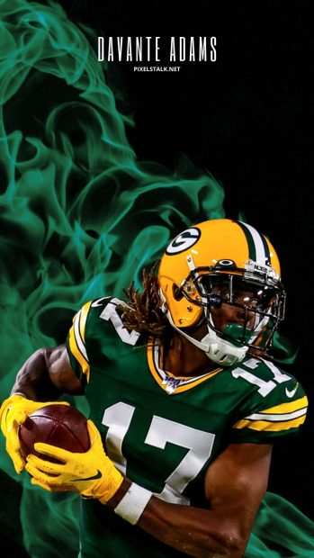 Davante Adams Background for Mobile.