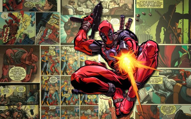 Dead Pool Comic Book Wallpaper HD.