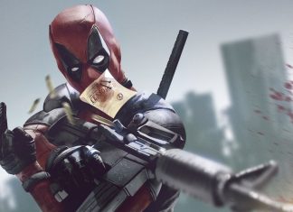 Deadpool Background HD Free download.