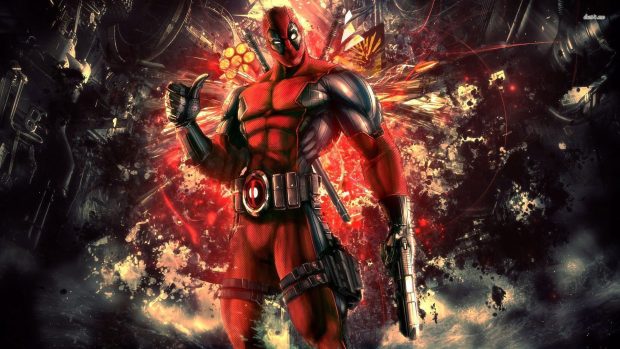 Deadpool Wide Screen Background HD.