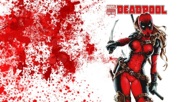 Deadpool Woman Wallpaper HD.