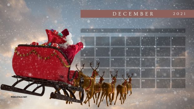 December 2021 Christmas Calendar Wallpapers.