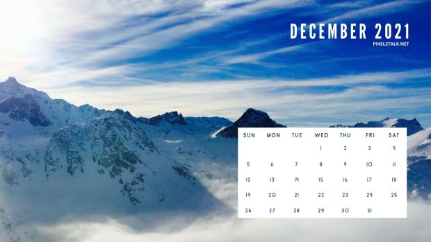 December Calendar 2021 Background.
