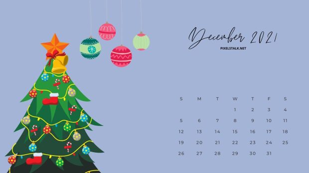 December Calendar 2021  Desktop Wallpaper.