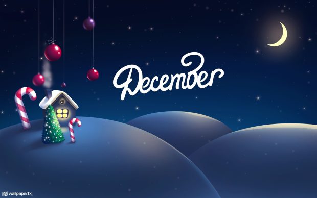 December The Christmas Month Background.