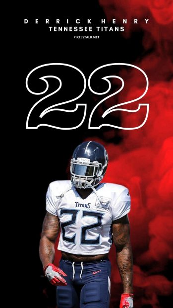 Derrick Henry Background for Iphone.