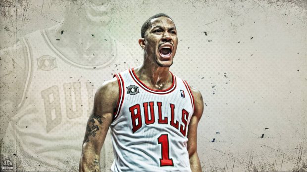 Derrick Rose Desktop Background.