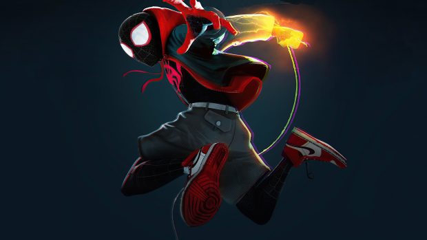 Desktop Cool Miles Morales Wallpaper HD.