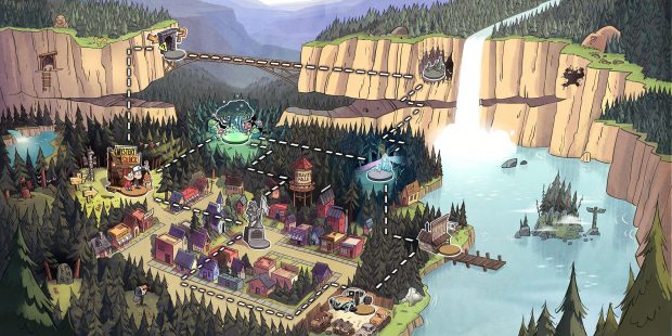 Desktop Gravity Falls Background HD.