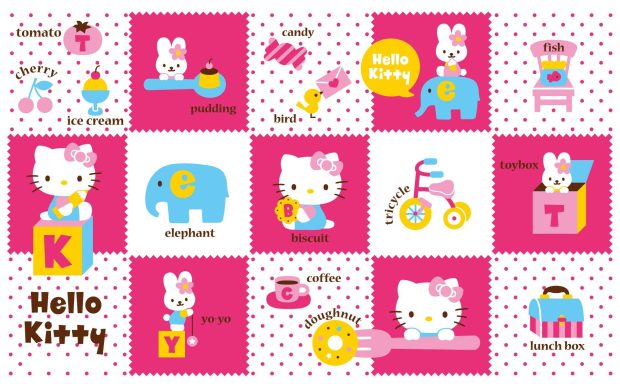 Desktop Hello Kitty HD Wallpaper.