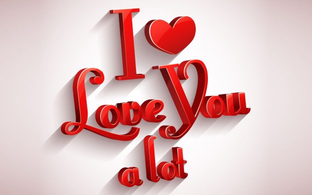 Desktop I Love You Wallpaper HD.