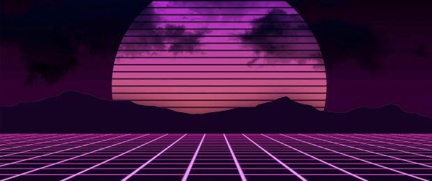 Desktop Retrowave Wallpaper HD.