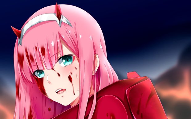 Desktop Zero Two Wallpaper HD.