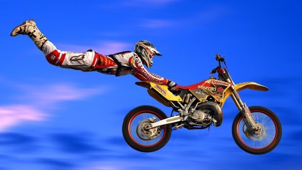 Dirt Bike Wide Screen Wallpaper HD.