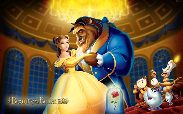 Disney Beauty And The Beast Wallpaper HD.