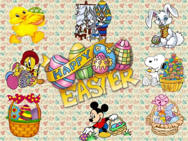 Disney Easter Desktop Image.