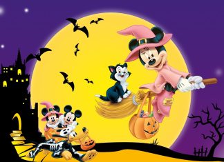 Disney Halloween HD Wallpaper Free download.