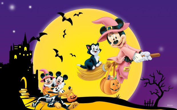 Disney Halloween HD Wallpaper Free download.