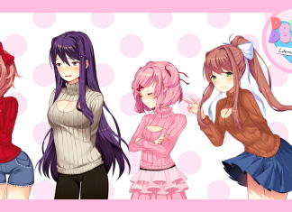 Doki Doki Literature Club Desktop Wallpaper.