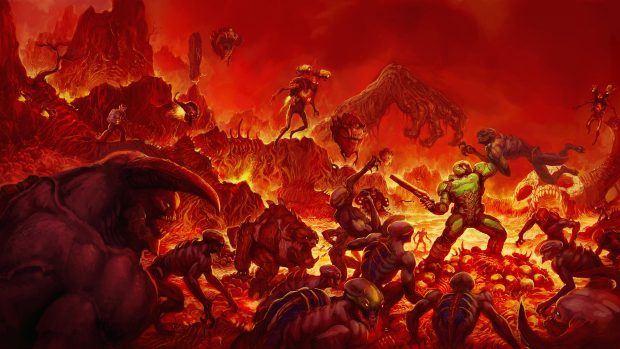 Doom Hell Wallpaper HD.